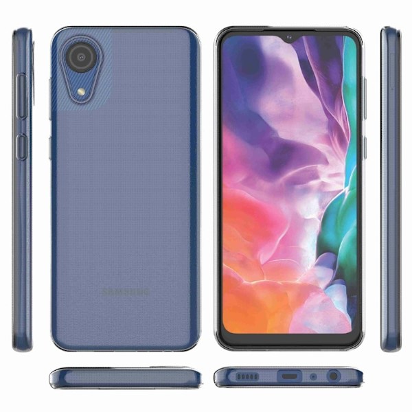 Ultrasmalt transparent fodral för Samsung Galaxy A23e Transparent