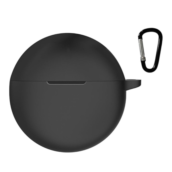 Oppo Enco Air2i silikoneetui med spænde - Sort Black