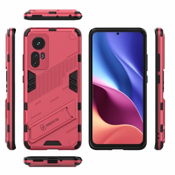 Støtsikkert hybriddeksel for Xiaomi 12 / Xiaomi 12X - Rose Pink
