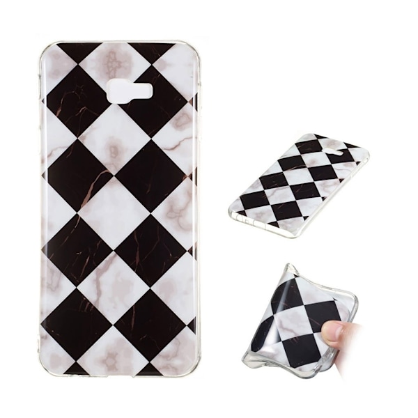 Marble design Samsung Galaxy J4 Plus (2018) kotelot - Tyyli C Black