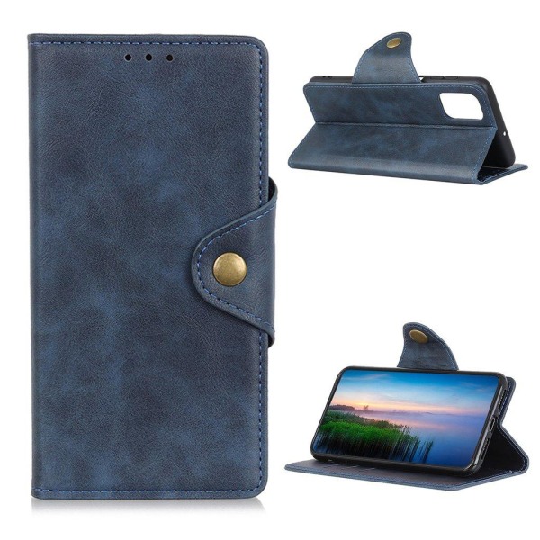 Alpha HTC Desire 21 Pro 5G flip case - Blue Blue