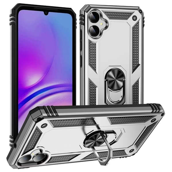 Bofink Combat Samsung Galaxy A05 kotelot - Hopea/Harmaa Silver grey