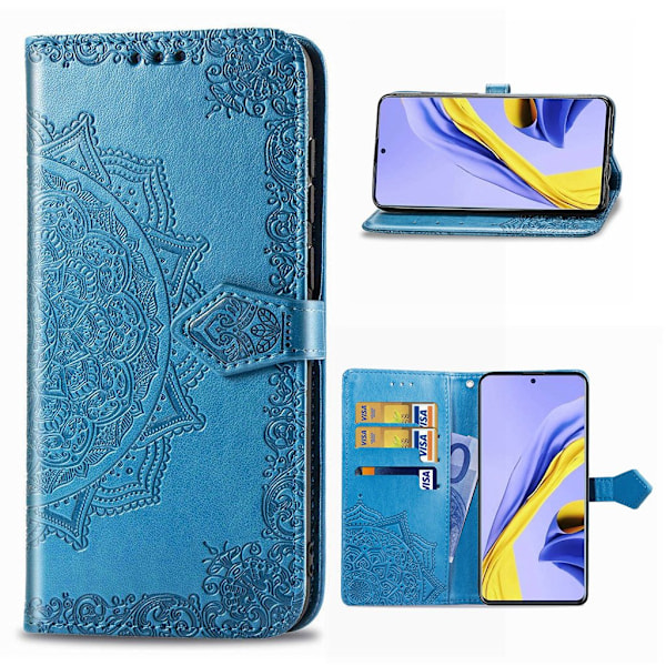 Mandala Samsung Galaxy A51 etui - Blå Blue