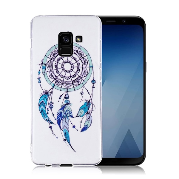 Samsung Galaxy A8 (2018) luminous glow Mønster TPU etui - Drømmefanger Multicolor