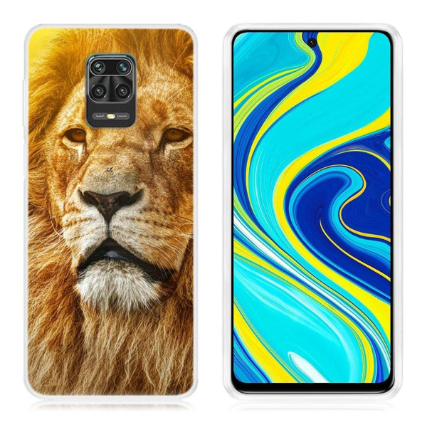 Deco Xiaomi Redmi Note 9 Pro / Xiaomi Redmi Note 9 Pro Max / Xiaomi Redmi Note 9S skal - Lejon Brun