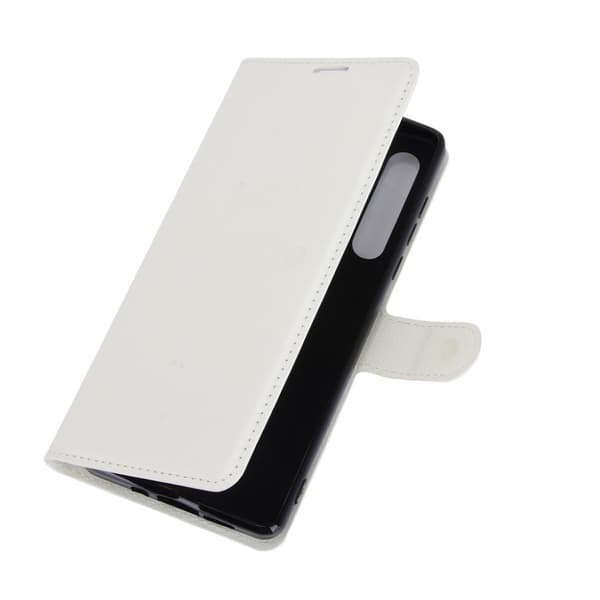 Classic Motorola Edge flip kuoret - Valkoinen White