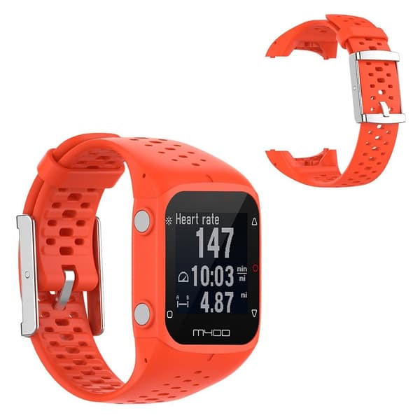Polar M400 bekväm silikon klockarmband - orange Orange