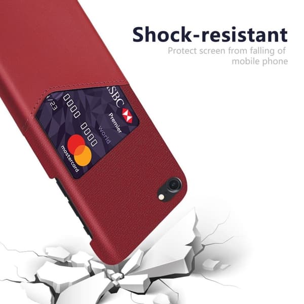 Bofink iPhone SE 2020 / 8 / 7 Kort Deksel - Rød Red
