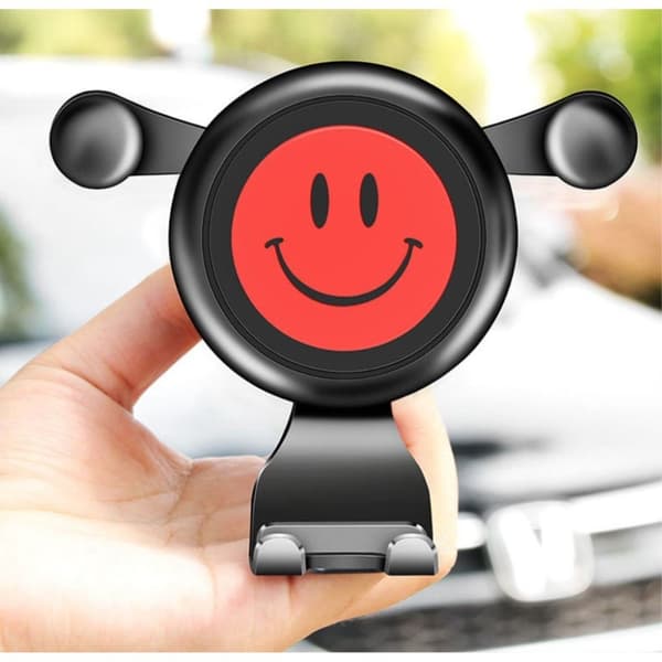 RUNDONG smiley-hållare för bilmontering - Röd Röd