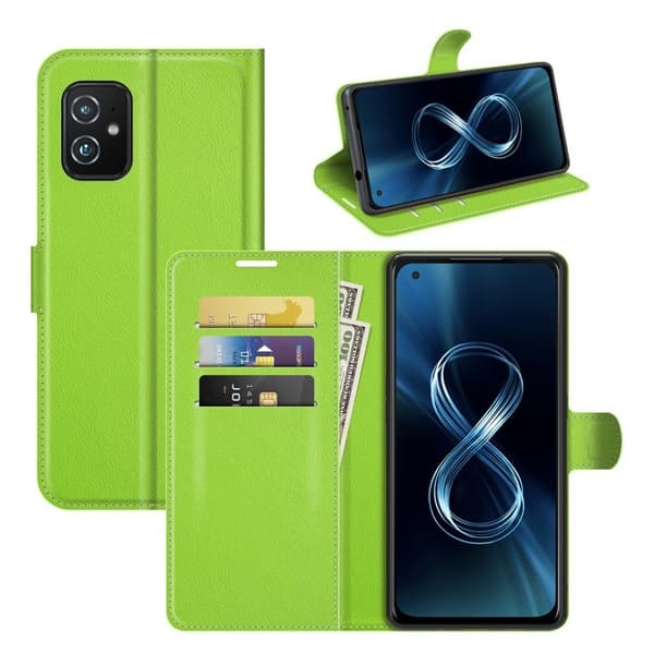 Classic ASUS Zenfone 8 Flippetui - Grønn Green