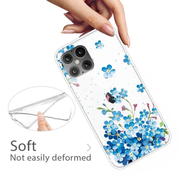 Deco iPhone 12 Mini case - Blue Flower Blue