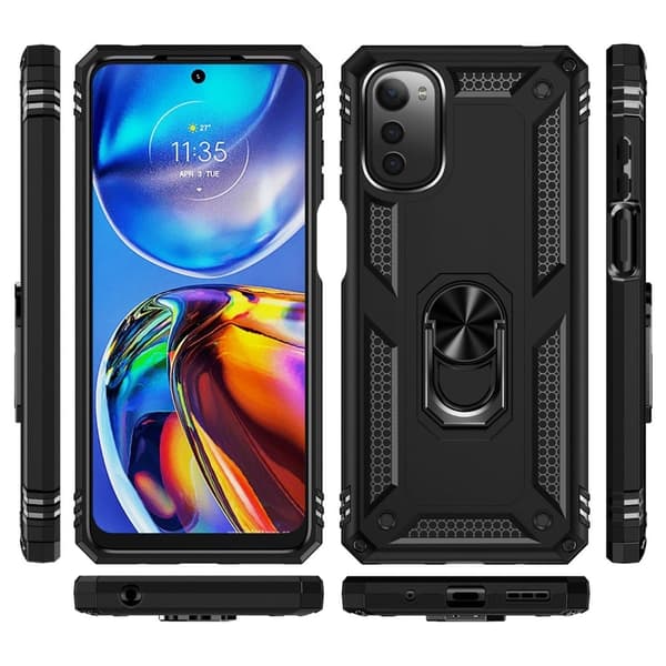 Bofink Combat Motorola Moto E32 Etui - Svart Black