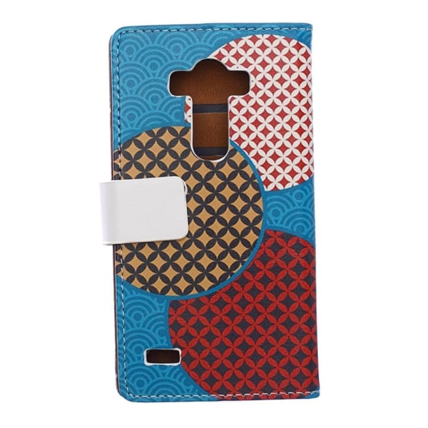 Moberg Lg G4 Beat Nahkakotelo - Saumaton Ympyrä Kuvio Multicolor