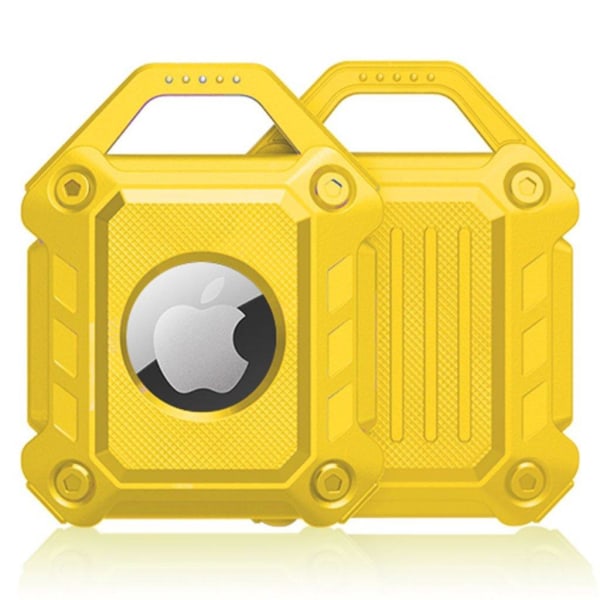 AirTags armor TPU cover with key chain - Yellow Gul