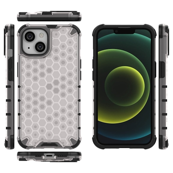 Bofink Honeycomb iPhone 14 skal - Silver/Grå Silvergrå