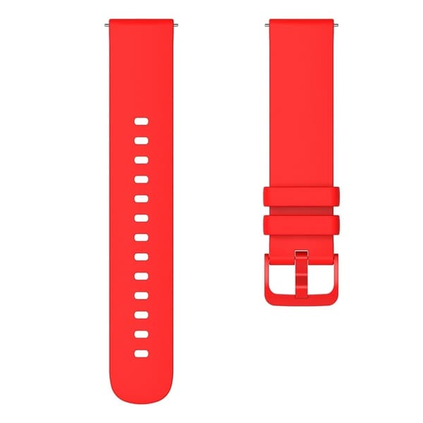22mm Universal quick release silikone urrem - Rød Red