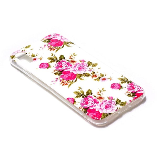 iPhone 9 Plus mobilskal silikon tryckmönster självlysande - Färg Rosa