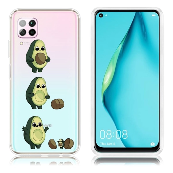 Deco Huawei P40 Lite / Huawei Nova 6 SE skal - Avokado multifärg