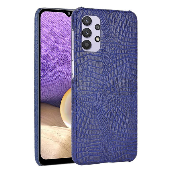 Croco Etui Samsung Galaxy A32 5G - Blå Blue