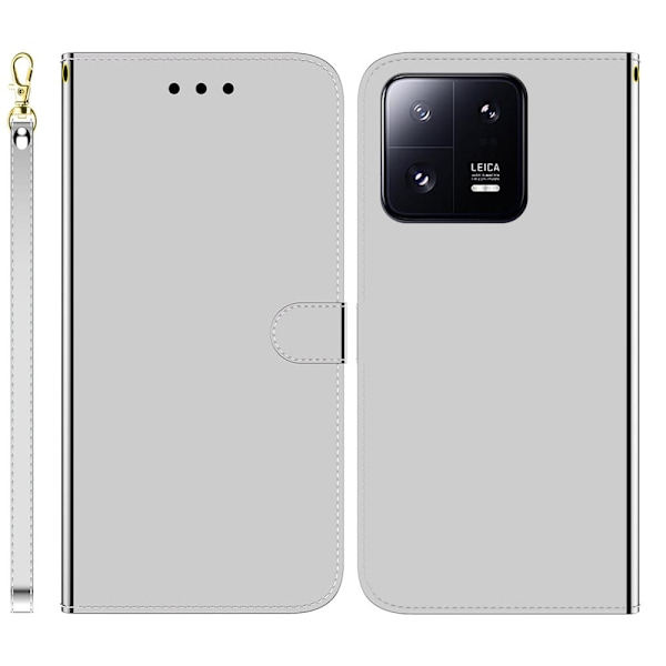 Mirror Xiaomi 13 Pro fodral - Silver/Grå Silvergrå