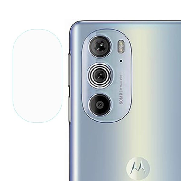 Motorola Edge 30 Pro kameralinsebeskyttelse af hærdet glas Transparent