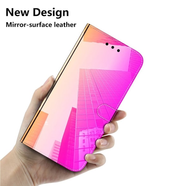 Mirror Samsung Galaxy A71 flip etui - Lyserød Pink