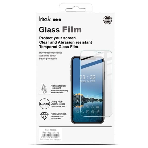 IMAK H karkaistu lasinen näytönsuoja iPhone 16 Plus Transparent