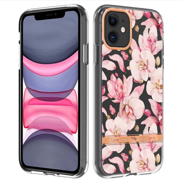 Supertunt och tåligt mjukfodral för iPhone 11 - Rosa Gardenia Rosa