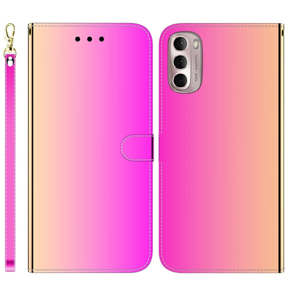 Mirror Motorola Moto G Stylus (2022) flip case - Ruusu Pink
