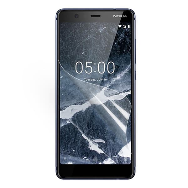 Ultraklar LCD-skjermbeskytter for Nokia 5.1 Transparent