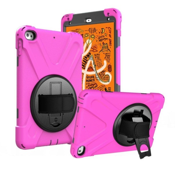 iPad Mini (2019) X-Shape durable hybrid case - Rose Pink