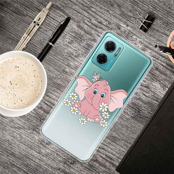 Deco Xiaomi Redmi Note 11E skal - Rosa Elefant Rosa