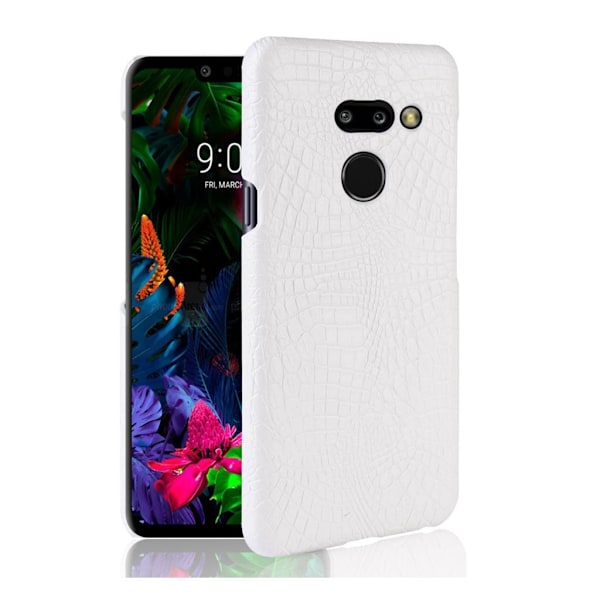 LG G8 ThinQ krokodille etui - Hvid White