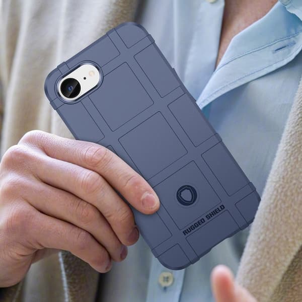 Rugged Shield iPhone 16e deksel - Blå Blue