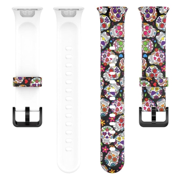 Xiaomi Mi Band 7 Pro cool pattern silicone watch strap - Color H multifärg