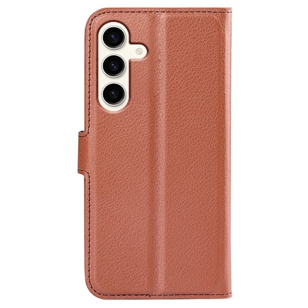 Classic Samsung Galaxy S24 Plus flip etui - Brun Brown