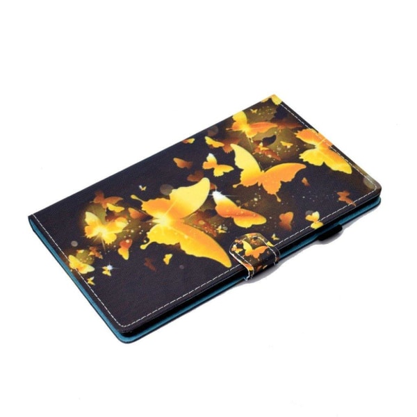 Lenovo Tab M10 FHD Plus pattern printing leather case - Gold But Gold