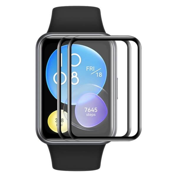 2Pcs HAT PRINCE Huawei Watch Fit Special Edition 3D curved screen protector Transparent