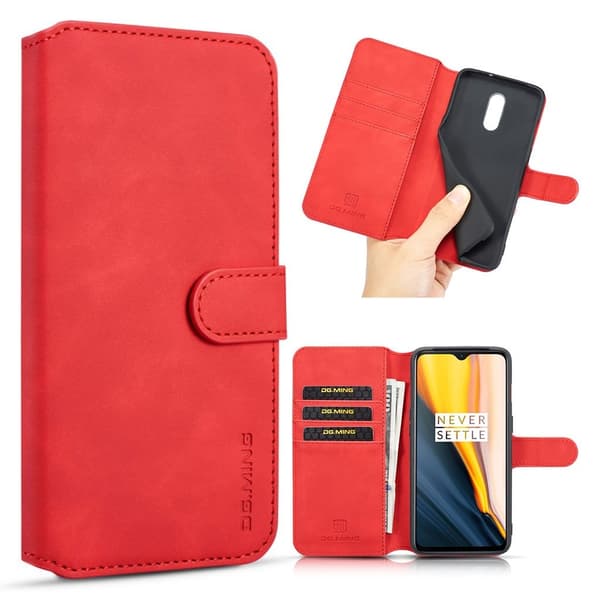 DG.Ming Retro OnePlus 7 fodral - Röd Röd