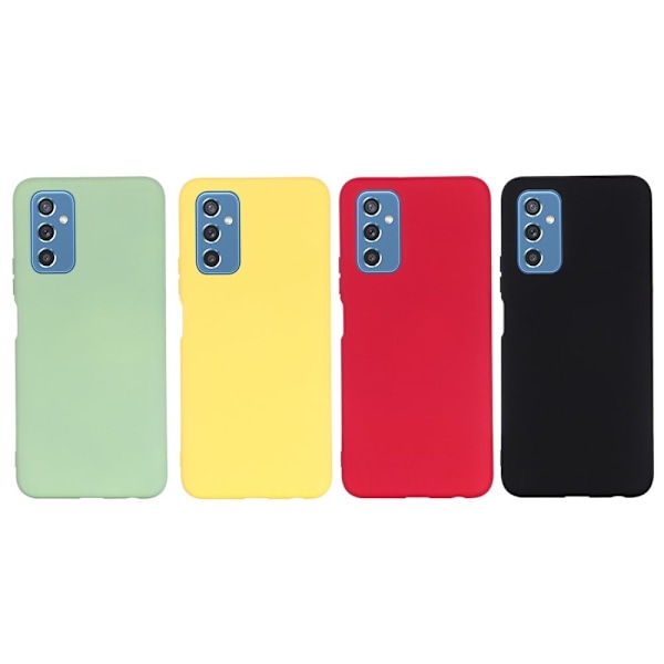 Matte Liquid Samsung Galaxy M52 5G silikone cover - Sort Black