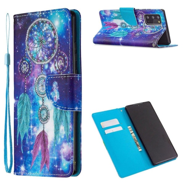 Wonderland Samsung Galaxy Note 20 5G / Samsung Galaxy Note 20 flip kuoret - Unelma Sieppari Blue