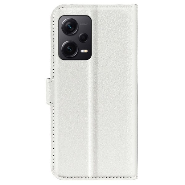 Klassisk Xiaomi Redmi Note 12 Pro Plus Flip Etui - Hvid White
