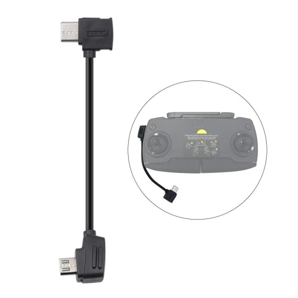 STARTC DJI Mavic Pro / Mavic Mini typ-C-kabel Svart