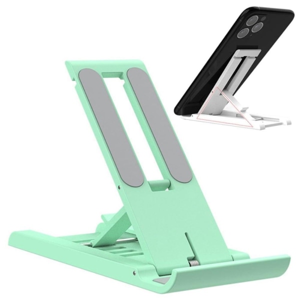 Universal super thin foldable desktop stand - Green Grön