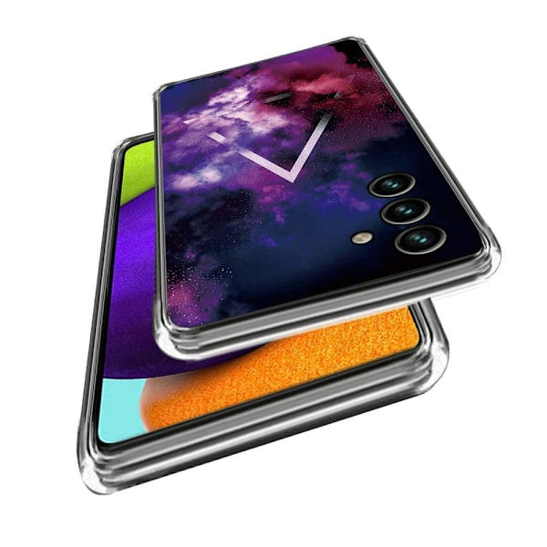 Deco Samsung Galaxy A34 5G Suojakotelo - Triangle And Fog Purple
