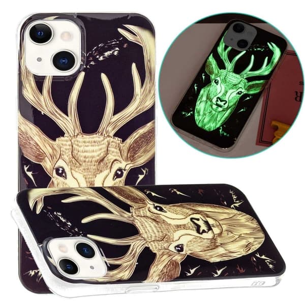 Deco iPhone 14 Etui - Deer Black