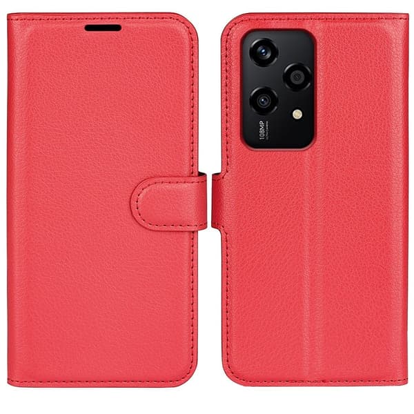 Classic Honor 200 Lite flip etui - Rød Red