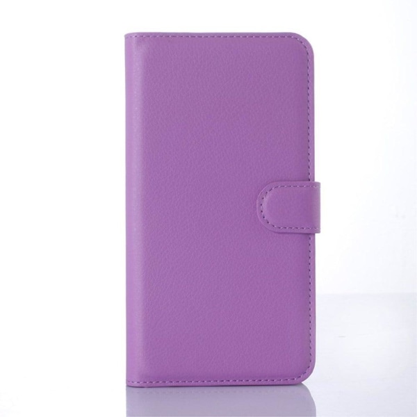 Moen Microsoft Lumia 640 XL Nahkakotelo Korttitaskuilla - Violet Purple