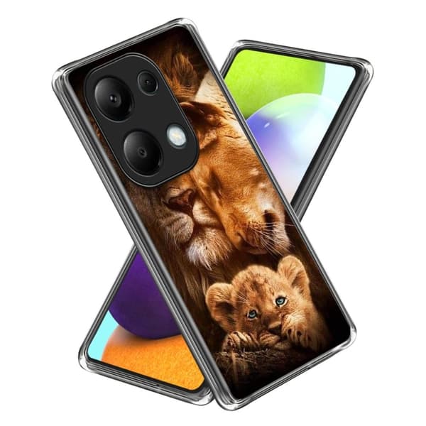 Deco Xiaomi Redmi Note 13 Pro / Xiaomi Poco M6 Pro deksel - Løver Brown