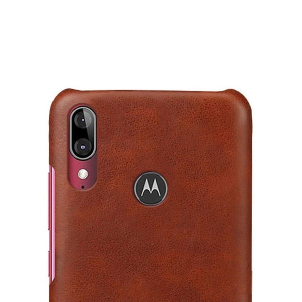 Prestige Motorola Moto E6 Plus kuoret - Ruskea Brown